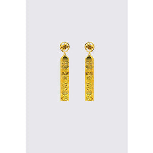 ic: Earring. Mother's day Gift for her. Gold. Luxury. Women. Christmas. Valentine gift for her